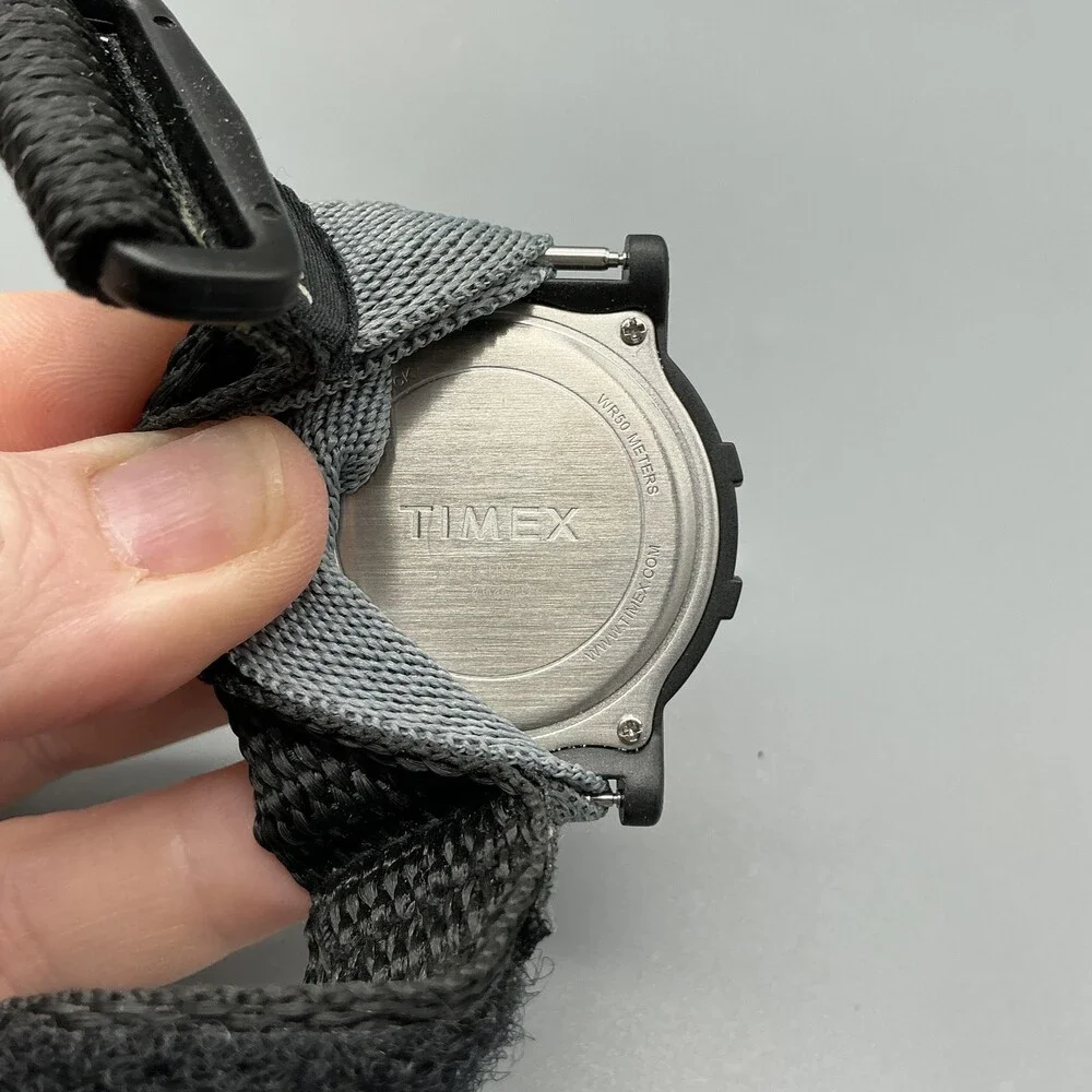 Timex Kansas City Chiefs Men Watch 39mm Red Dial Black Nylon WR 50M New Battery